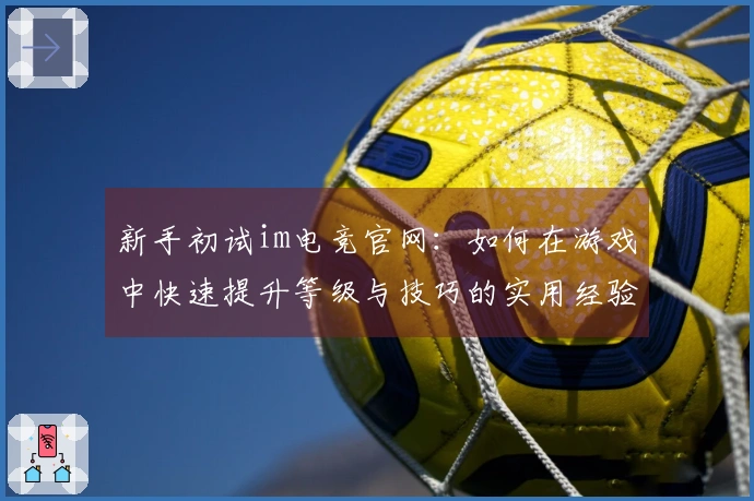 新手初试im电竞官网：如何在游戏中快速提升等级与技巧的实用经验分享